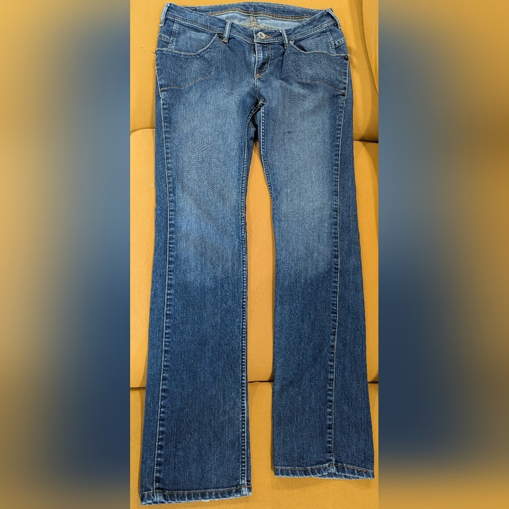Volcom Women's Boot Cut Jeans in Blue